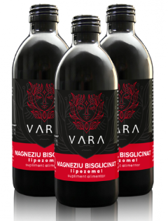 Suplimente Lipozomale Premium - Pachet Economic x3 Magneziu Bisglicinat Copii/Adulti Lipozomal Premium -Drogheria Vara- 250 ml- Cirese (ADHD copii/insomnii/agitatie/anxietati)