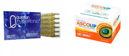 Pachet Imunitate Adulti Vitamina C 1 g + Plasma Quinton Hipertonic [0]