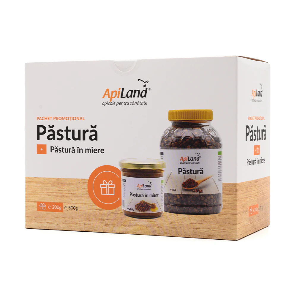 Capsule/comprimate/siropuri - Pachet păstură 500g + păstură în miere 200g