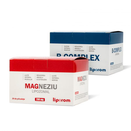 Pachete Promo - Pachet PROMO  Magneziu Lipozomal + B Complex Lipozomal