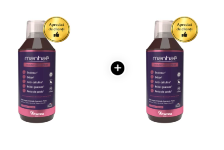 Glicemie & metabolism - Pachet Promo x2  Manhaē Draineur Expert 500 ml