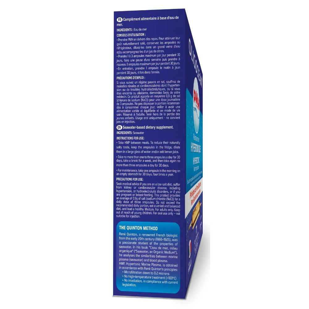Plasma Marină Hipertonică Oligocean – Metoda Quinton- 30 fiole [1]