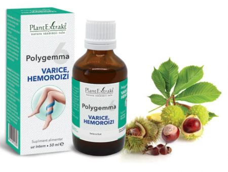 Spray/Tincturi/Gemoderivate - Polygemma 6 - Varice, Hemoroizi, 50 ml