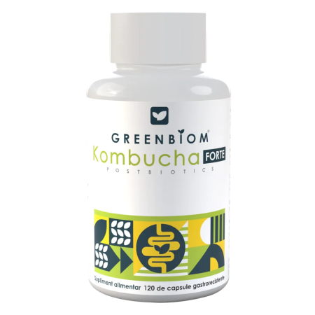 Digestie - POSTBIOTIC ( KOMBUCHA - DETOXIFIERE COLON SI ÎMBUNĂTĂTIRE SISTEM DIGESTIV) *120 cps