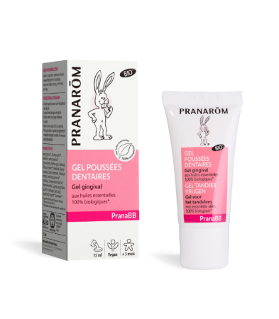 Afectiuni Frecvente - PranaBB Gel gingival pentru bebelusi Bio x 15ml Pranarom