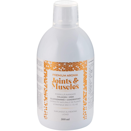 Sistem osteo-articular - Premium Aronia Colagen, Joints & Muscles — formulă avansată pentru articulații, mușchi și oase sănătoase