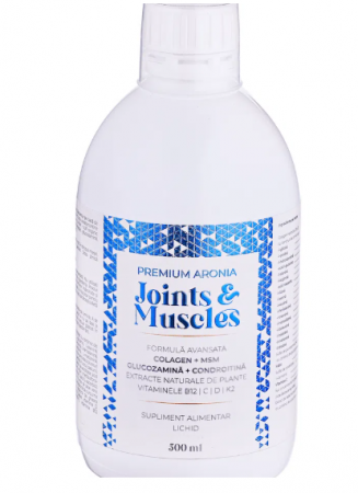 Sistem osteo-articular - Premium Aronia Colagen, Joints & Muscles — formulă avansată pentru articulații, mușchi și oase sănătoase