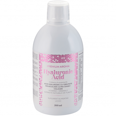 Suplimente alimentare - Premium Aronia Hyaluronic Acid 120mg - formulă avansată pentru piele, buze și riduri