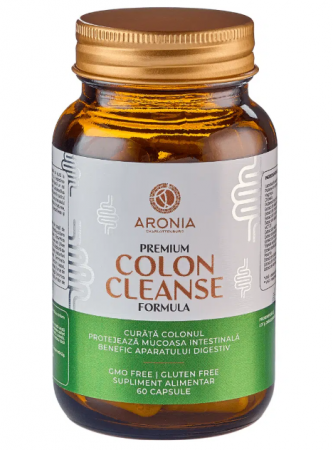 Capsule/comprimate/siropuri - Premium Colon Cleanse Formula: 60 capsule care protejează colonul și mucoasa intestinală