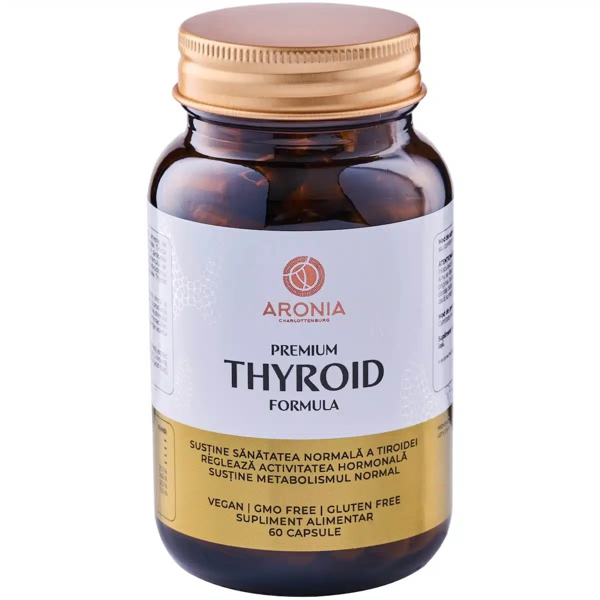 Capsule/comprimate/siropuri - Premium Thyroid Formula — 60 de capsule pentru sanatatea glandei tiroide