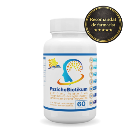 Protocoale - recomandari farmacist - PszichoBiotikum * 60 cps(complex probiotice pentru anxietati,depresii, stres)