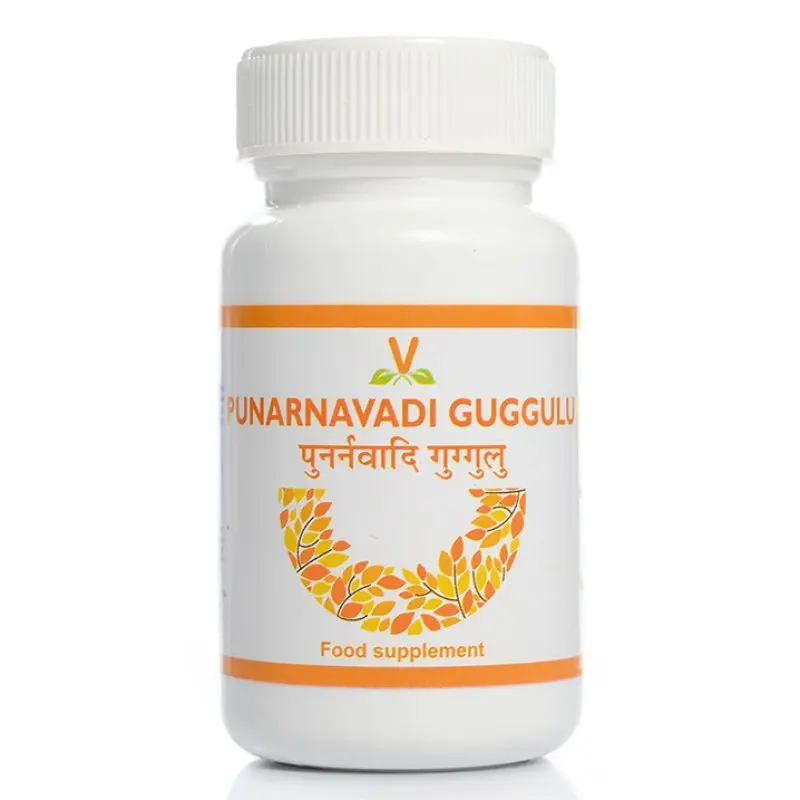 Suplimente Ayurvedice - Punarnavadi Guggulu – Remediu pentru Guta / inima / Rinichi / Ficat 60 pastile 500mg