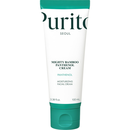 Cosmetice - PURITO Mighty Bamboo Panthenol Cream 100 ml – Cremă cu 10% Panthenol, Squalane și Bambus pentru Hidratare și Bariera Cutanată