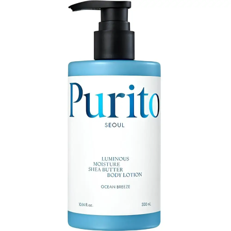 PURITO SEOUL Luminous Moisture Shea Butter Body Lotion cu 5.000 ppm unt de shea, 300 ml – hidratarea pielii uscate [1]