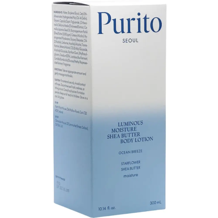 Cosmetice - PURITO SEOUL Luminous Moisture Shea Butter Body Lotion cu 5.000 ppm unt de shea, 300 ml – hidratarea pielii uscate