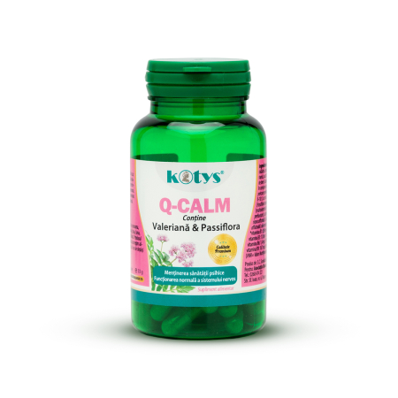 Suplimente alimentare - Q-Calm cu valeriana si passiflora 60 cps Kotys