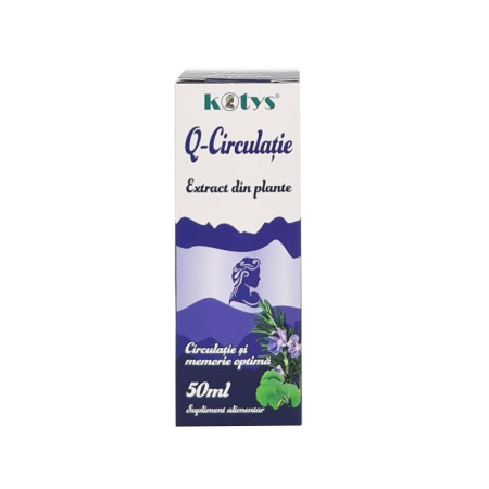 Suplimente alimentare - Q-Circulatie Extract din plante 50ml Kotys