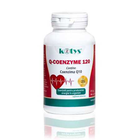 Suplimente alimentare - Q-Coenzima Q10, 120mg, 60cps, Kotys