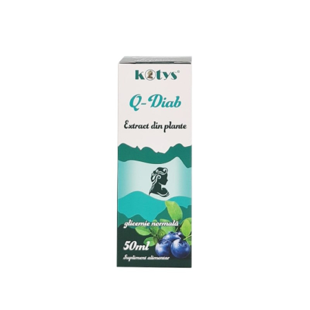 Suplimente alimentare - Q-Diab Extract din plante 50ml Kotys