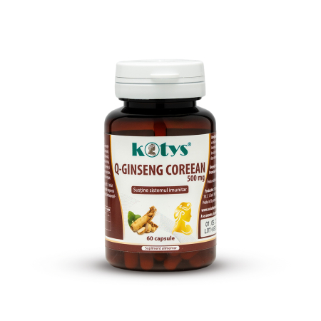 Suplimente alimentare - Q-Ginseng Coreean, 500mg, 60cps, Kotys