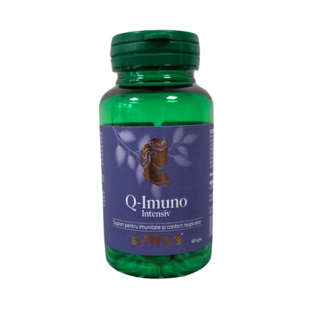 Imunitate - Q Imuno Intensiv 60 Capsule Kotys – Cordyceps, Oregano și Cimbru pentru Imunitate, Vitalitate și Confort Respirator