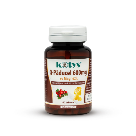 Suplimente alimentare - Q-Paducel 600mg cu Magneziu, 60tb, Kotys