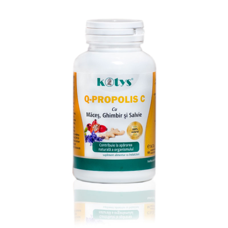 Suplimente alimentare - Q-Propolis C, 60cpr, Kotys
