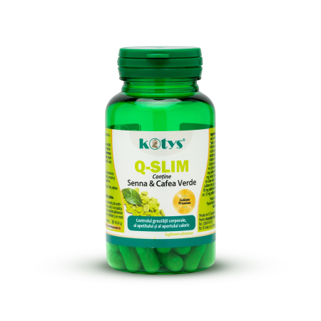 Suplimente alimentare - Q-Slim Senna si Cafea verde 60 cps Kotys
