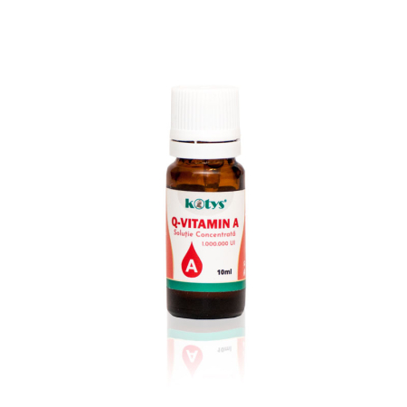 Suplimente alimentare - Q-Vitamin A, solutie uleioasa, vitamina A, 10ml, Kotys