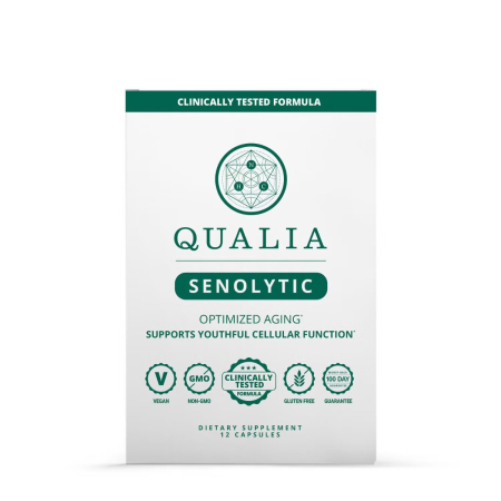 Qualia Life Sciences, Qualia Senolytic, Supliment Avansat Pentru Sanatate Celulara Si Longevitate, 12 Cps [1]