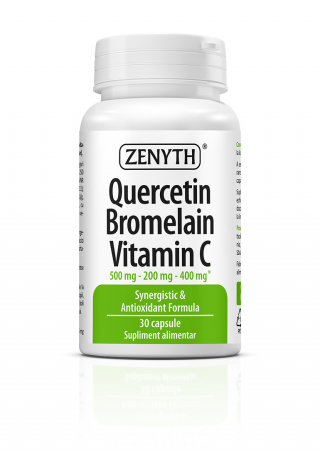 Suplimente Alergii - Quercetin Bromelain Vitamin C (alergii si imunitate in infectii respiratorii)