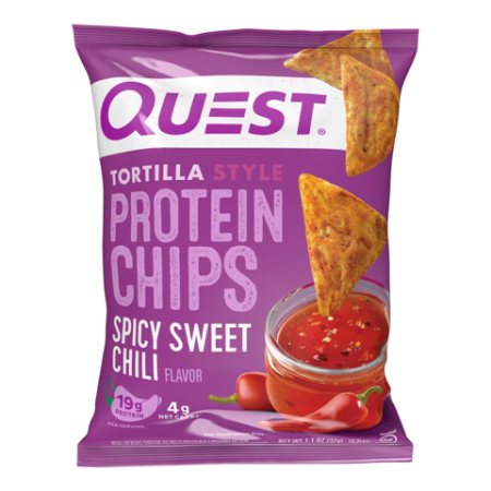 Suplimente alimentare - Quest Nutrition Chipsuri Proteice Cu Aroma De Spicy Sweet Chilli, 32 G