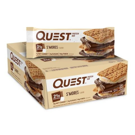 Suplimente alimentare - Quest Protein Bar, Baton Proteic, Cu Aroma De Bezele Cu Ciocolata, 60g