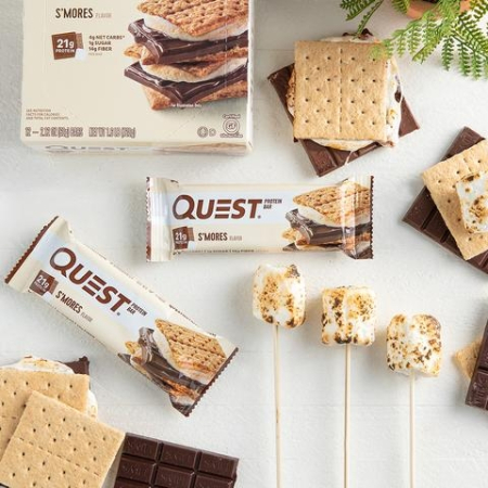 Quest Protein Bar, Baton Proteic, Cu Aroma De Bezele Cu Ciocolata, 60g [5]