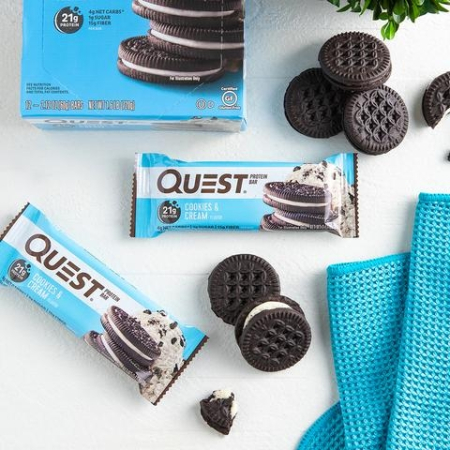 Quest Protein Bar, Baton Proteic, Cu Aroma De Biscuiti Si Frisca, 60g [3]