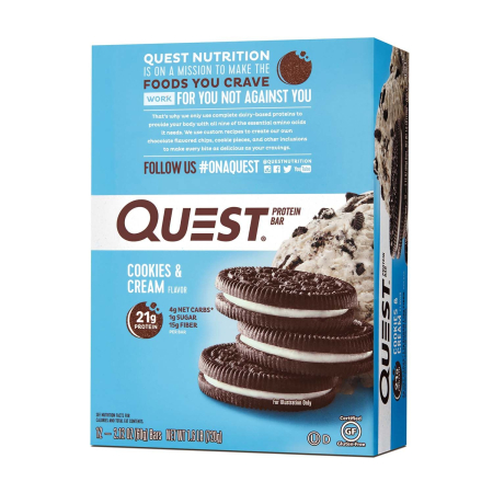 Quest Protein Bar, Baton Proteic, Cu Aroma De Biscuiti Si Frisca, 60g [9]