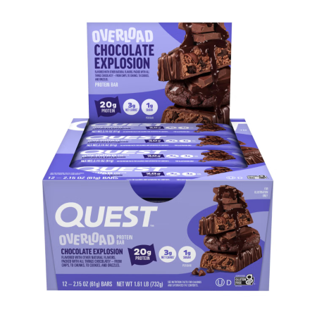 Quest Protein Bar, Baton Proteic, Cu Aroma De Explozie De Ciocolata, 61 G [1]
