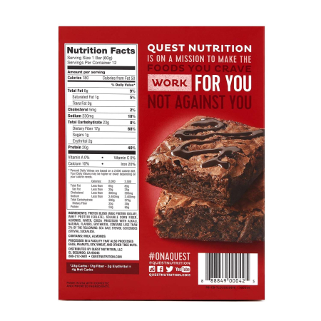 Quest Protein Bar, Baton Proteic, Cu Aroma De Prajitura Cu Ciocolata, 60g [9]
