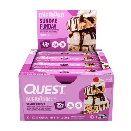 Quest Protein Bar, Baton Proteic, Cu Aroma De Vanilie,caramel Si Ciocolata, 63 G [1]