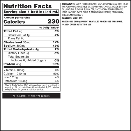 Quest Protein Milkshake Rtd, Milkshake Proteic Cu Aroma De Capsuni, 414 Ml [3]