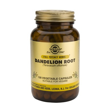 Suplimente alimentare - Radacina de papadie DANDELION 380MG 100CPS