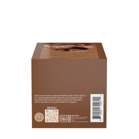 Redefine Foods Protein Donut Chocolate Flavor, Gogoasa Proteica Cu Aroma De Ciocolata, 58g [3]