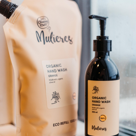Refill Sapun lichid 100% ingrediente naturale Orange (1000 ml), Mulieres [2]