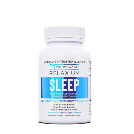 Suplimente alimentare - Relaxium Sleep Support, Formula Pentru Somn, 60 Cps