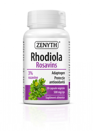 Suplimente Anxietate - Rhodiola Rosavins (Adaptogen. Creste rezistenta la stresul intelectual sau fizic) * 30 cps