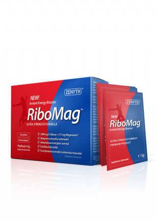 MAGNEZIU - gama completa - RiboMag (Formula ultra puternica pentru reducerea oboselii si extenuarii)