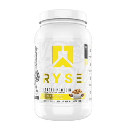 Suplimente alimentare - Ryse Loaded Protein - Cinnamon Toast Flavor, Proteina Din Zer Cu Aroma De Scortisoara, 907 G