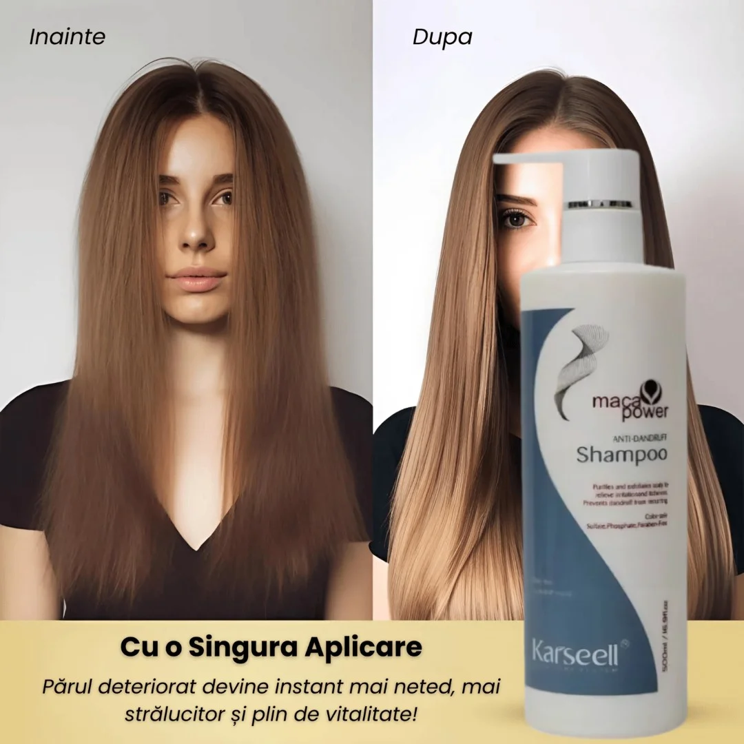 Sampon Antimatreata Karseell (cu ulei de argan, extracte din plante si vitamina E, tratament Intensiv pentru scalp sanatos si par stralucitor) * 500ML [3]
