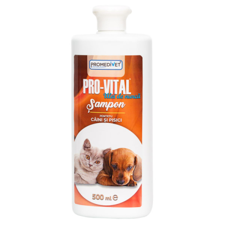 Îngrijire și Suplimente Animale - Șampon Câini și Pisici cu Ulei de Nurcă | Pro-Vital 500ml