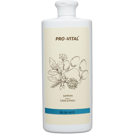 Îngrijire și Suplimente Animale - Șampon Pro-Vital Ulei de Nurcă 500ml